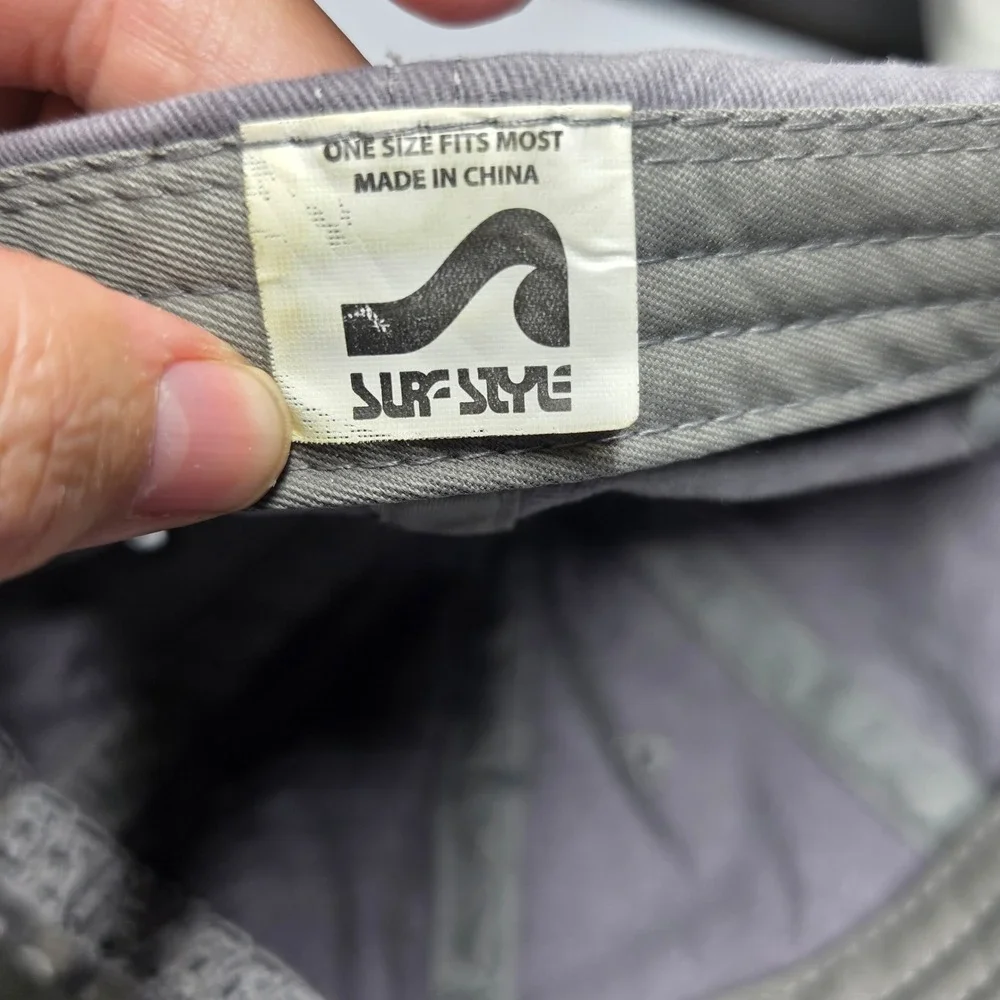 Surf Style Treasure Island Florida Grey Dad Hat Baseball Cap Adjustable Strap‎